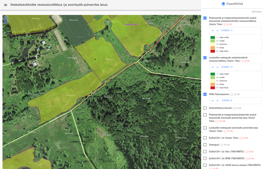 Web App for Riparian Buffer Zones